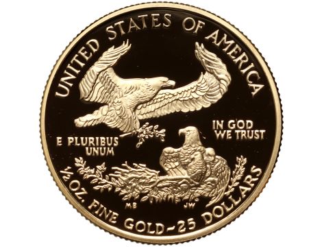 USA, 25 dolarów 2003, Amerykański Orzeł, Proof, 1/2 uncji złota - 2