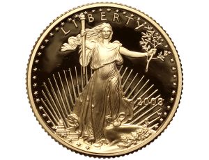 USA, 5 dolarów 2003, Amerykański Orzeł, Proof, 1/10 uncji złota