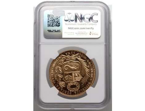 Peru, 100 soli 1965, NGC MS66 - 4