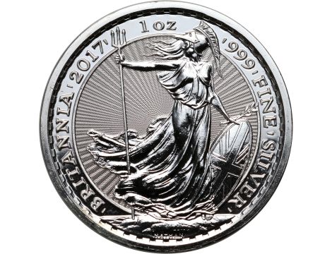 Tuba mennicza 25 x Britannia 2017 uncja srebra - 2