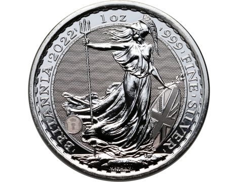 Tuba mennicza 25 x Britannia 2022 uncja srebra - 2
