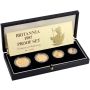 Wielka Brytania, Zestaw złotych monet Britannia 1987, Proof - 2