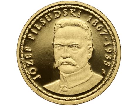 Niue, 5 dolarów 2018, Józef Piłsudski, 1/10 uncji złota - 2