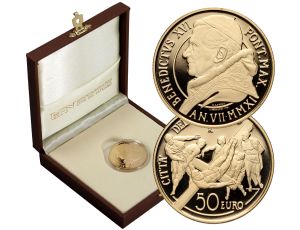 Watykan, 50 euro 2011, Benedykt XVI, Ukrzyżowanie św. Piotra