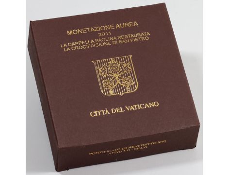 Watykan, 50 euro 2011, Benedykt XVI, Ukrzyżowanie św. Piotra - 5