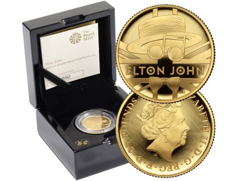 Wielka Brytania, 25 funtów 2020, Elton John, 1/4 uncji złota