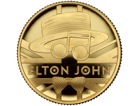 Wielka Brytania, 25 funtów 2020, Elton John, 1/4 uncji złota - 2