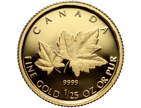 Kanada, Elżbieta II, 50 centów 2009, 1/25 uncji złota - 2