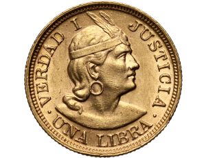 Peru, 1 libra 1917