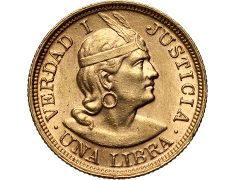 Peru, 1 libra 1917