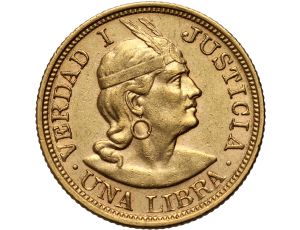 Peru, 1 libra 1916