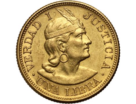 Peru, 1 libra 1903