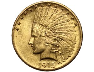 USA, 10 dolarów 1915, Filadelfia, Indianin