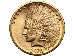 USA, 10 dolarów 1915, Filadelfia, Indianin