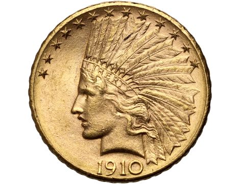 USA, 10 dolarów 1910 D, Denver, Indianin