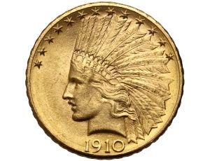 USA, 10 dolarów 1910 D, Denver, Indianin