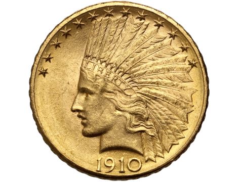 USA, 10 dolarów 1910 D, Denver, Indianin