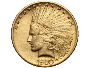 USA, 10 dolarów 1910, Filadelfia, Indianin