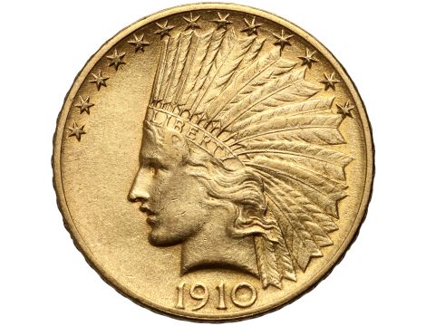 USA, 10 dolarów 1910, Filadelfia, Indianin