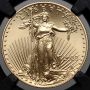 USA, 25 dolarów 2023, Gold Eagle, NGC MS70, 1/2 uncji złota - 3