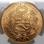 4790. Peru, 100 soli 1966, NGC MS63 - 4