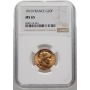 4792. Francja, 20 franków 1910, Kogut, NGC MS65 - 2