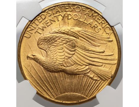 4794. USA, 20 dolarów 1908, Filadelfia, Saint-Gaudens, NGC MS63 - 3