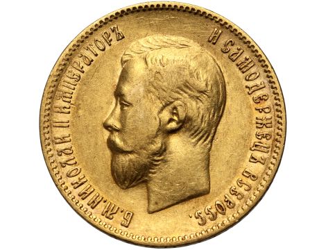 4801. Rosja, Mikołaj II, 10 rubli 1900 (FZ)