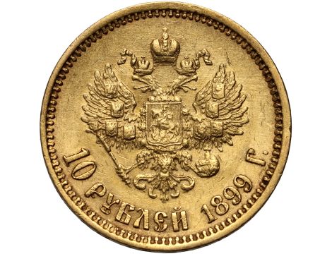 4802. Rosja, Mikołaj II, 10 rubli 1899 (FZ) - 2