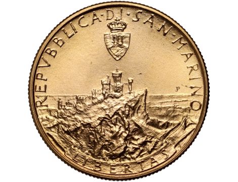 4809. San Marino, 2 scudi 1986, Pająk, 1/5 uncji złota - 2
