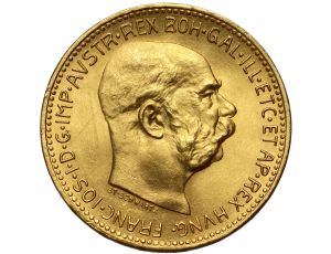 Austria, Franciszek Józef I, 20 koron 1915, Nowe bicie