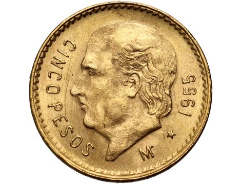 4812. Meksyk, 5 pesos 1955