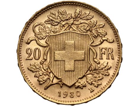 4815. Szwajcaria, 20 franków 1930, Helvetia Vreneli - 2