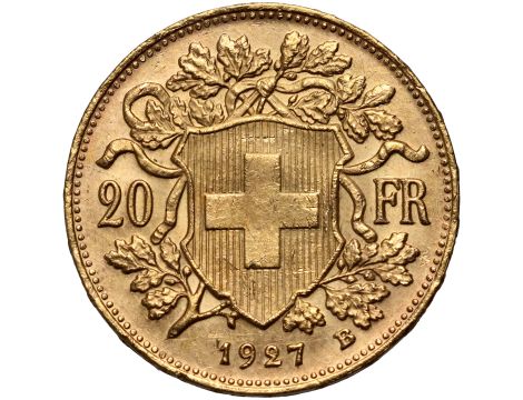 4817. Szwajcaria, 20 franków 1927, Helvetia Vreneli - 2