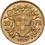 4817. Szwajcaria, 20 franków 1927, Helvetia Vreneli - 3