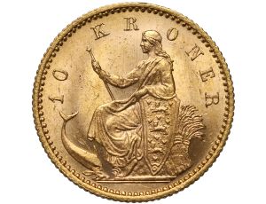 Dania, Chrystian IX, 10 koron 1900