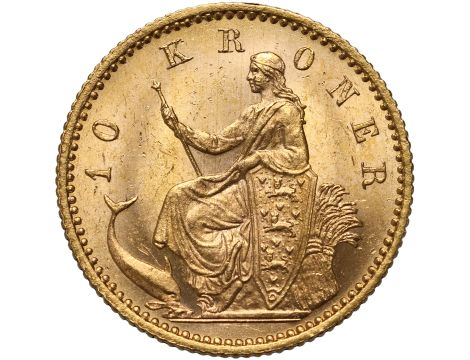 4826. Dania, Chrystian IX, 10 koron 1900