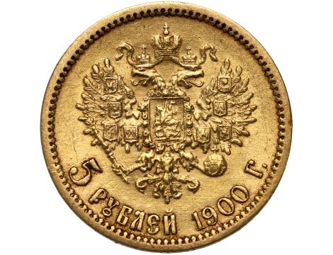 4827. Rosja, Mikołaj II, 5 rubli 1900 (FZ) - 2