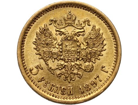 4832. Rosja, Mikołaj II, 5 rubli 1897 (AG) - 2