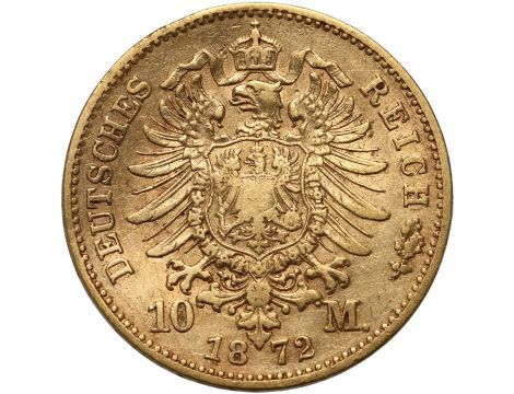 4835. Niemcy, Bawaria, Ludwik II, 10 marek 1872 D, Monachium - 2