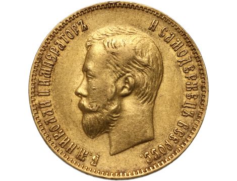 4836. Rosja, Mikołaj II, 10 rubli 1901 (FZ)