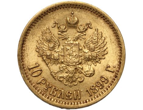4837. Rosja, Mikołaj II, 10 rubli 1899 (AG) - 2