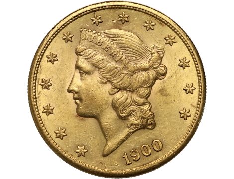4839. USA, 20 dolarów 1900 S, San Francisco, Liberty