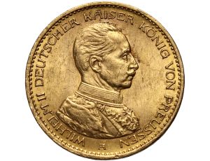 Niemcy, Prusy, Wilhelm II, 20 marek 1914 A, Berlin, Uniform Mundur