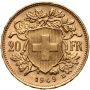 4844. Szwajcaria, 20 franków 1949, Helvetia Vreneli - 3