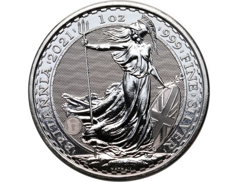 Tuba mennicza 25 x Britannia 2021 uncja srebra - 2