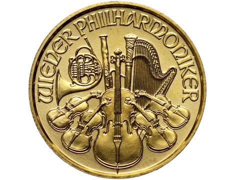 Austria, 10 euro 2025, Wiedeński Filharmonik, 1/10 uncji złota - 2