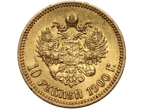 Rosja, Mikołaj II, 10 rubli 1900 (FZ) - 2