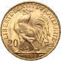 Francja, 20 franków 1908, Kogut - 3