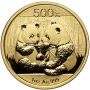 Chiny, 500 juanów 2009, Panda, 1 uncja złota - 2